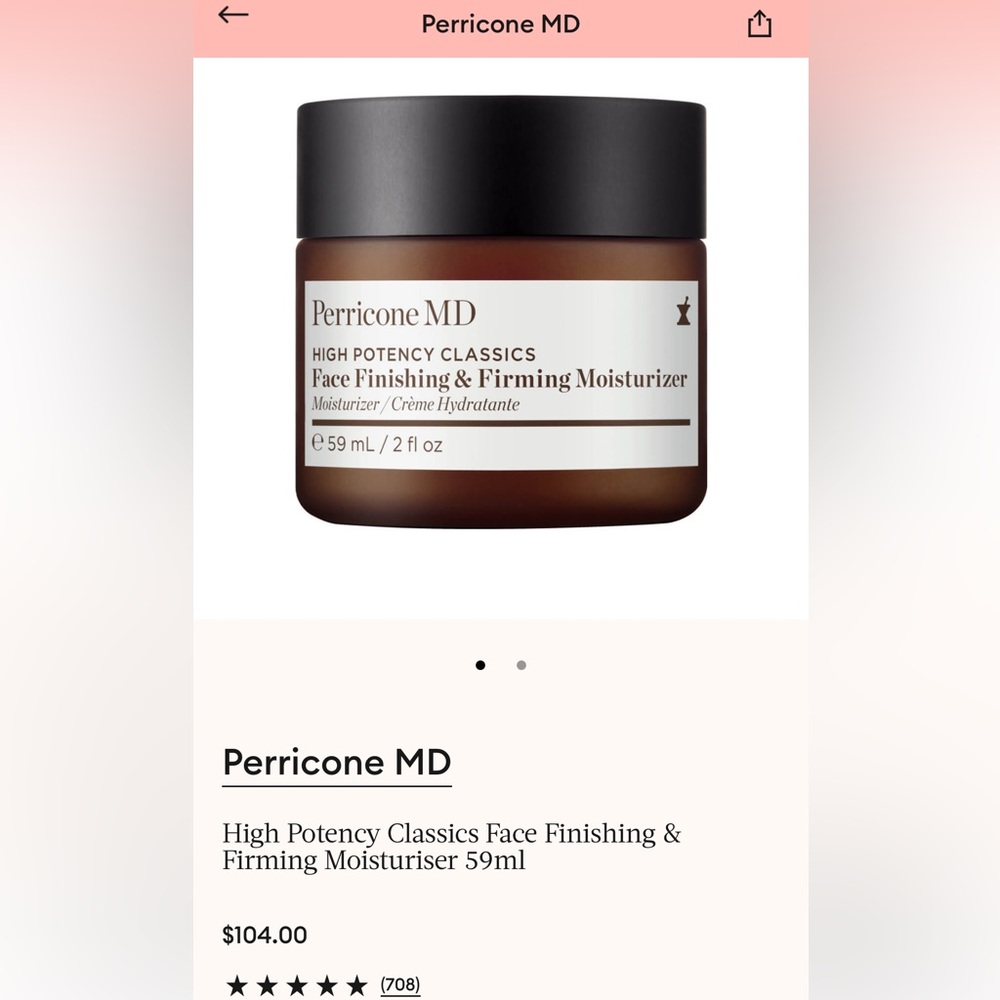 Periconne MD Face finishing and firming moisturiser - Picture 2 of 2